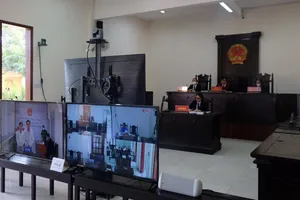 Tòa án huyện Bình Chánh lần đầu xử trực tuyến
