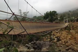 Công bố nguyên nhân trực tiếp làm lật cầu treo Chu Va 