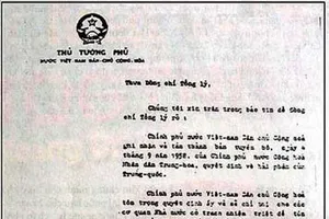 Công hàm 1958 và vấn đề chủ quyền ở Hoàng Sa-Trường Sa