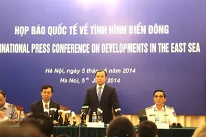 Vụ giàn khoan trái phép: Đến nay đã có 30 cuộc trao đổi giữa VN-TQ