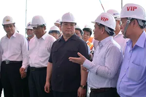 Kiểm tra thực địa dự án cầu Vàm Cống, cầu Cao Lãnh