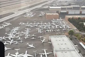 'Rừng' máy bay đến xem trận so găng Mayweather-Pacquiao