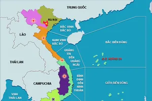 Cảnh báo thời tiết nguy hiểm trên biển Đông