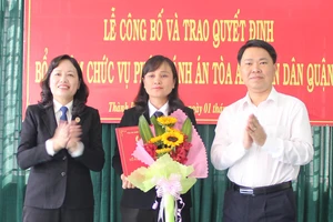 TP.HCM: Bổ nhiệm hai phó chánh án tòa quận 