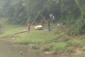 Phát hiện thi thể nam thanh niên trên sông Ly Ly