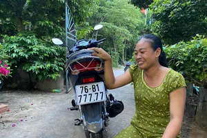 Xe máy biển số ngũ quý 7 đã được 'gả' cho chủ mới