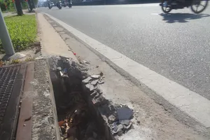 Lại thêm những nắp chắn rác bị mất trên địa bàn TP.HCM 