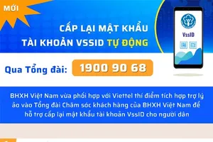Cách lấy lại mật khẩu ứng dụng VssID
