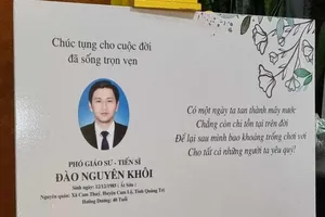 ‘Mất mát quá lớn, Đào Nguyên Khôi ơi!’