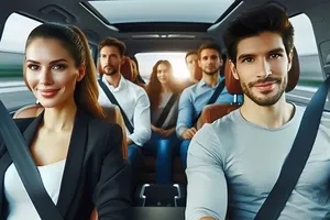 Đi xe ô tô công nghệ, hành khách không thắt dây an toàn, ai bị phạt?