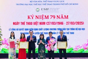 Trường Đại học Thể dục thể thao TP.HCM đạt kiểm định chất lượng hai chương trình đào tạo thể thao