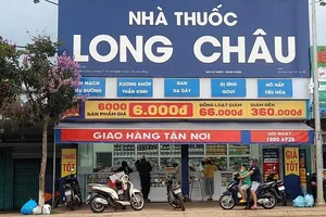 Nhà thuốc Long Châu bị xử phạt về một số vi phạm hành chính (ảnh VT)