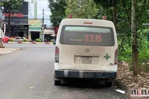 Người đàn ông vào bệnh viện II Lâm Đồng trộm xe cứu thương 