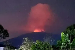 Cháy lớn trên núi Đại Bình, tỉnh Lâm Đồng