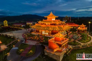 Về Đơn Dương chiêm ngưỡng đại bảo tháp kinh luân lớn nhất thế giới