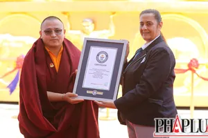 Tháp Kinh luân ở Lâm Đồng được công nhận kỷ lục Guinness