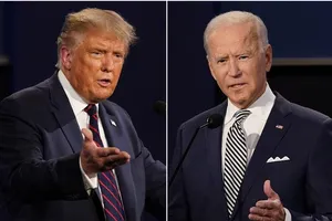 Tổng thống Donald Trump (trái) và Tổng thống đắc cử Joe Biden.