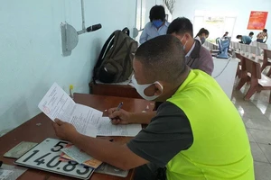 Đề xuất hỗ trợ chuyển đổi biển số cho xe kinh doanh vận tải