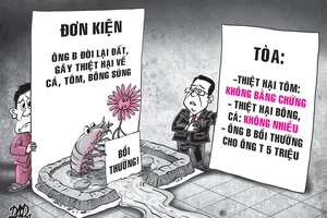 Bông súng, bông điên điển, cá đồng đi vào tố tụng 