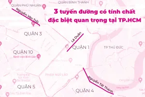 3 trục đường đặc biệt quan trọng ở TP.HCM