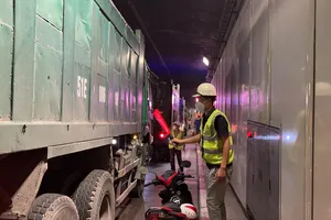 Kiểm tra “sức khỏe” đường hầm sông Sài Gòn sau 10 năm