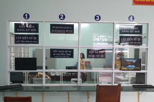 Hôm nay, công an huyện, xã được đăng ký, cấp biển số xe