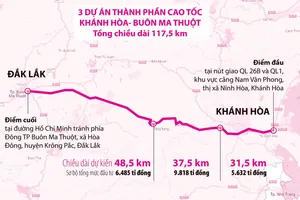 Khánh Hòa đăng ký vốn để khởi công cao tốc Khánh Hòa - Buôn Ma Thuột