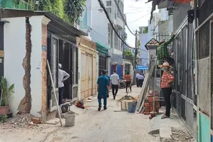 TP.HCM: Sôi động chuyện người dân hiến đất mở rộng hẻm