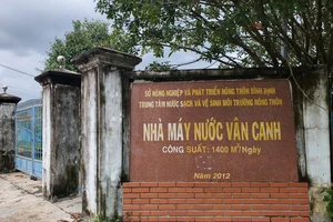 Nhà máy nước sạch mới vận hành đã “đắp chiếu”