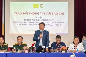 Quân khu 7 và trường HUFLIT: Thông tin trên mạng về nữ sinh viên là sai sự thật