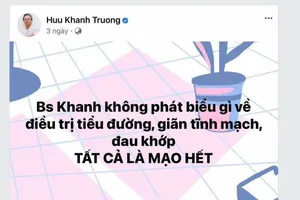 Bác sĩ bị mạo danh hình ảnh, giả giọng nói để bán thuốc