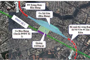 3 phương án về ga trung tâm hành khách TP.HCM