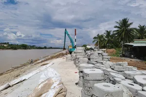 Sắp xong dự án nâng cấp kênh Chợ Gạo giai đoạn 2 