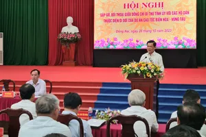 Tăng tốc giải phóng mặt bằng làm cao tốc Biên Hòa - Vũng Tàu