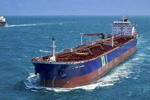 Tàu dầu BW Rhine của Singapore.