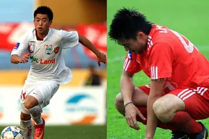 Lee Nguyễn từng được kỳ vọng rất nhiều (trái) nhưng rồi chính anh cũng thất vọng với chính mình (phải) vì không hòa nhập được ở V-League. Hy vọng lần này sẽ khác.