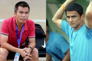 HLV Minh Đức và HLV Kiatisak từng là đồng đội của nhau thời hoàng kim của HA Gia Lai, nay sẽ phải một mất một còn trên sân Hà Tĩnh.