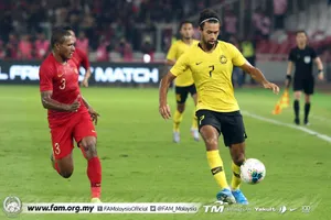 Corbin Ong (7) cho rằng nếu đội Malaysia chơi không chiến sẽ chiến thắng đội Việt Nam.