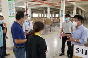 Siết chặt các biện pháp phòng chống dịch tại doanh nghiệp