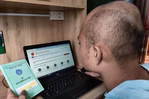 Người lao động có thể nộp hồ sơ để nhận hỗ trợ online.