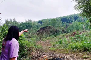Dân thấp thỏm sống gần những quả đồi nguy cơ sạt lở