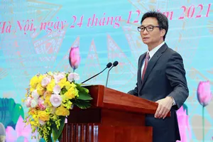 Phó Thủ tướng Vũ Đức Đam phát biểu tại hội nghị.