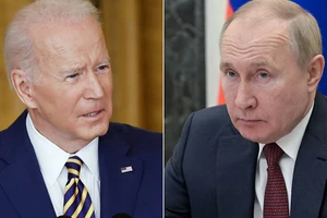 Tổng thống Mỹ Joe Biden (trái) và Tổng thống Nga Vladimir Putin.