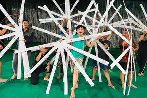 Các nghệ sĩ của sân khấu Kịch Idecaf đang tích cực tập luyện để chuẩn bị gặp khán giả vào ngày 1-7.