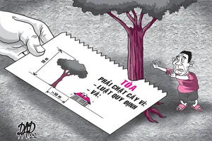 Kiện hàng xóm vì không chịu chặt cây