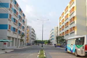 Một dự án nhà ở xã hội tại TP Thủ Dầu Một, tỉnh Bình Dương.