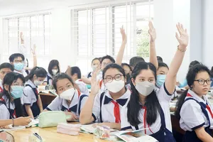 Học sinh Trường THPT chuyên Trần Đại Nghĩa, TP.HCM trong một tiết học.