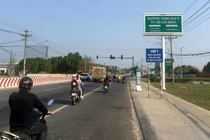 Tuyến vành đai 4 đoạn kết nối qua thị xã Bến Cát, tỉnh Bình Dương.