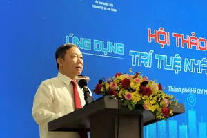 Phó Chủ tịch UBND TP.HCM Dương Anh Đức: “Phải dùng AI để giải quyết các bài toán khó trong phát triển siêu đô thị TP.HCM”.