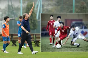 HLV Troussier hứa hẹn sẽ có một trận cầu mãn nhãn từ lối chơi mới với xu hướng tấn công.